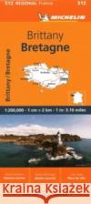 Brittany - Michelin Regional Map 512 Michelin 9782067258648 Michelin Editions des Voyages