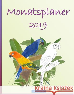 BROCKHAUSEN - Monatsplaner 2019 Golldack, Dortje 9781722974176 Createspace Independent Publishing Platform - książka