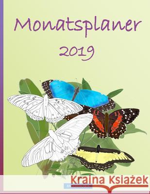 BROCKHAUSEN - Monatsplaner 2019 Golldack, Dortje 9781722974220 Createspace Independent Publishing Platform - książka