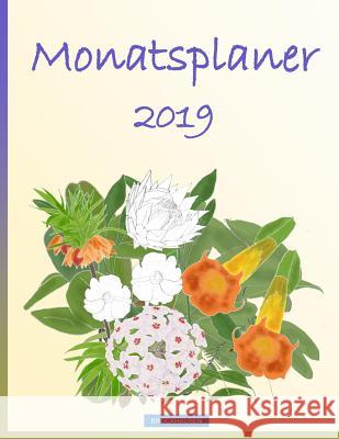 BROCKHAUSEN - Monatsplaner 2019 Golldack, Dortje 9781722974244 Createspace Independent Publishing Platform - książka