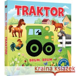 Brum Brum Traktor Zaręba Magdalena ilustracje 9788381816199 AWM - książka
