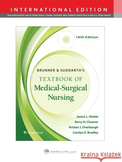 Brunner & Suddarth's Textbook of Medical-Surgical Nursing Carolyn E Bradley 9781975221140 LWW - książka