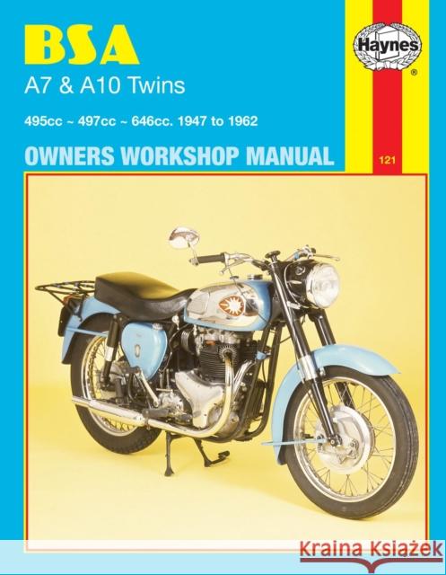 BSA A7 & A10 Twins (47 - 62) Haynes Repair Manual Haynes Publishing 9780856961212 Haynes Publishing Group - książka