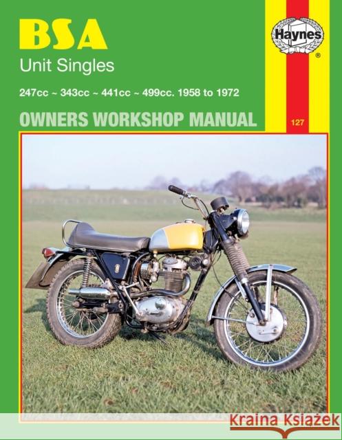 BSA Unit Singles (58 - 72) Haynes Repair Manual Haynes Publishing 9780856961274 Haynes Publishing Group - książka