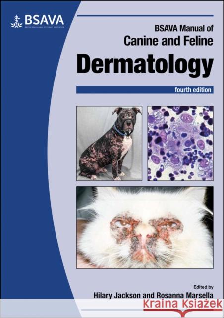 BSAVA Manual of Canine and Feline Dermatology Hilary Jackson Rosanna Marsella 9781910443804 BSAVA - książka