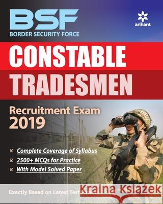 BSF Tradesmen Constable Exam (E) Unknown 9789313191476 Arihant Publication India Limited - książka