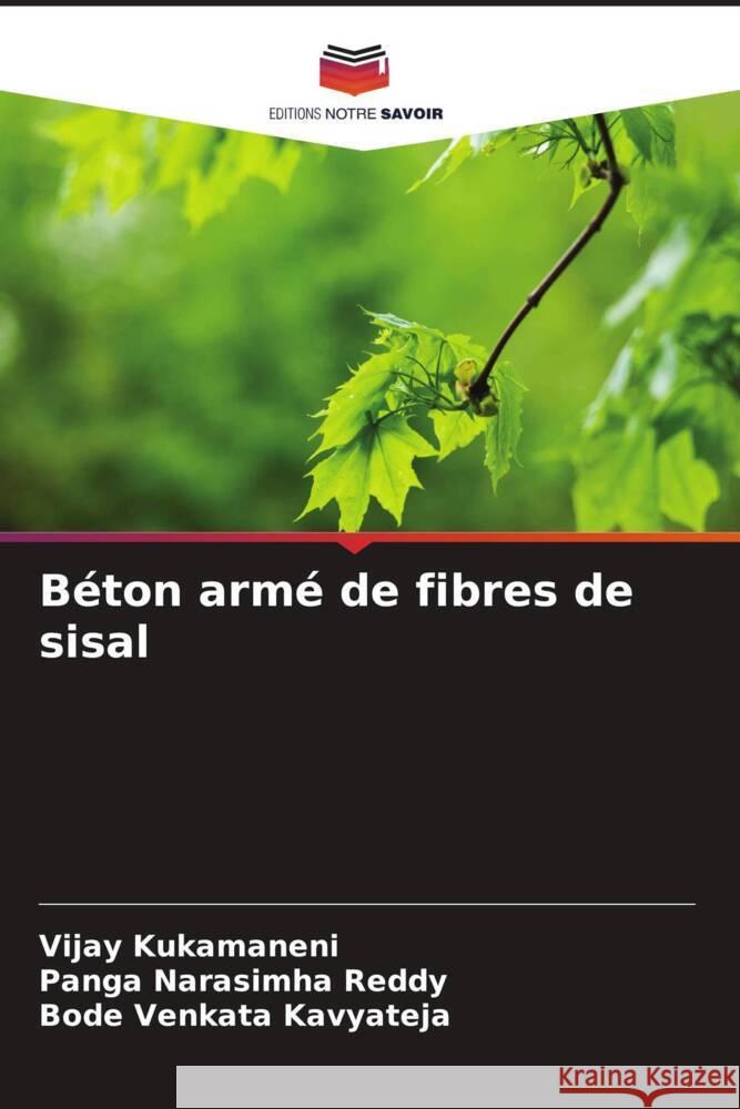 Béton armé de fibres de sisal Kukamaneni, Vijay, Reddy, Panga Narasimha, Kavyateja, Bode Venkata 9786204782942 Editions Notre Savoir - książka