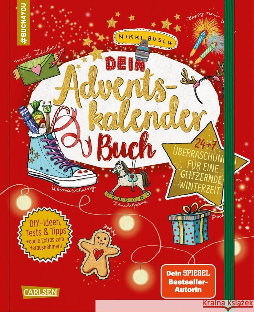 #buch4you: Dein Adventskalender-Buch Busch, Nikki 9783551192615 Carlsen - książka