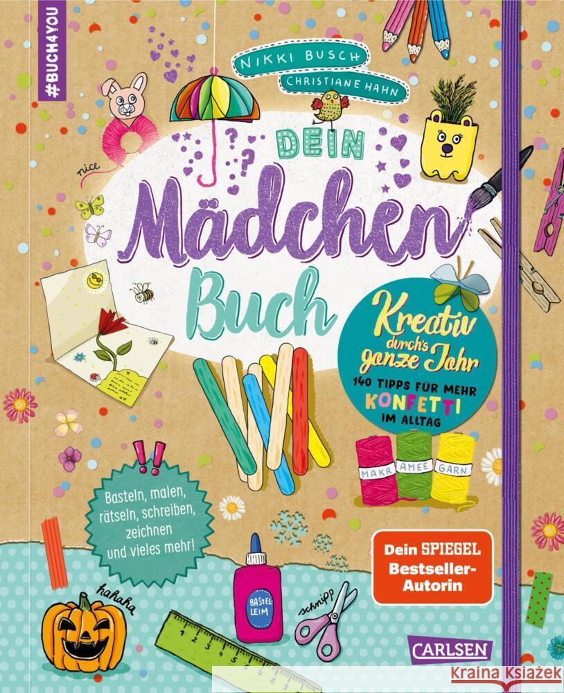 #buch4you: Dein Mädchenbuch: Kreativ durch's ganze Jahr Busch, Nikki 9783551173416 Carlsen - książka