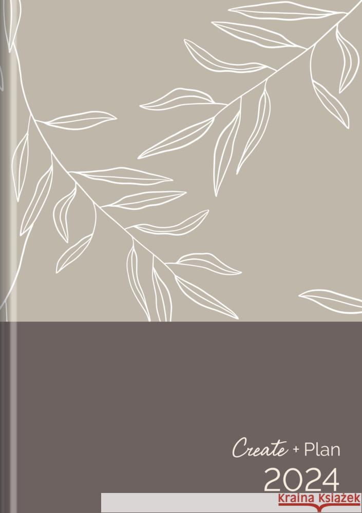 Buchkalender Create & Plan Blüten 2024  9783731872894 Korsch - książka