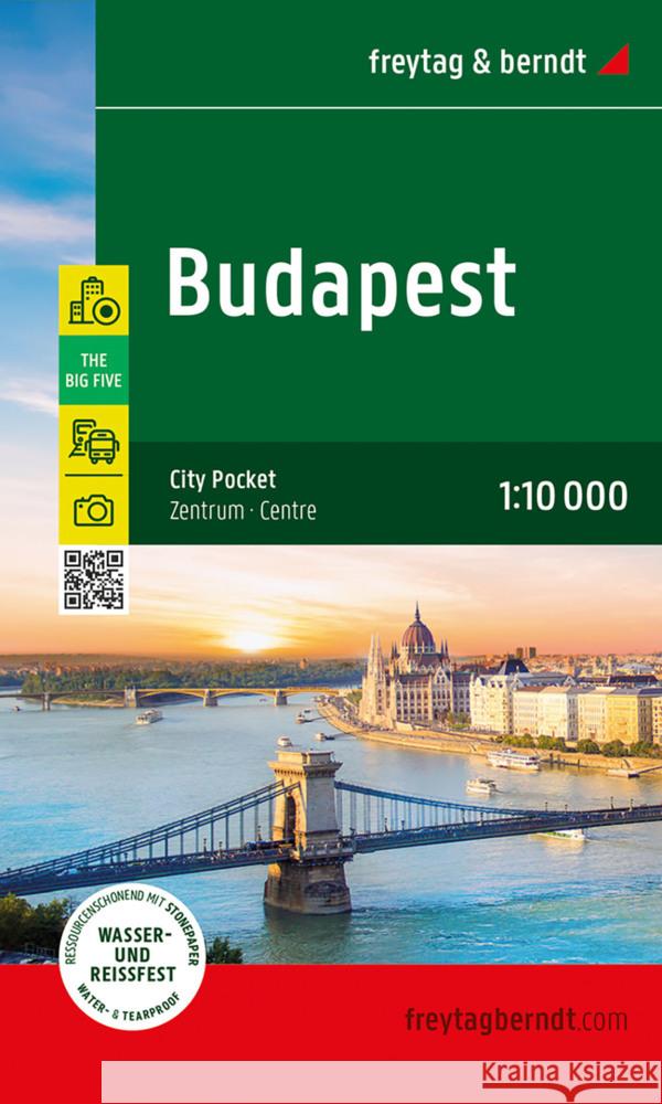 Budapest CP  9783707922905 Freytag-Berndt - książka