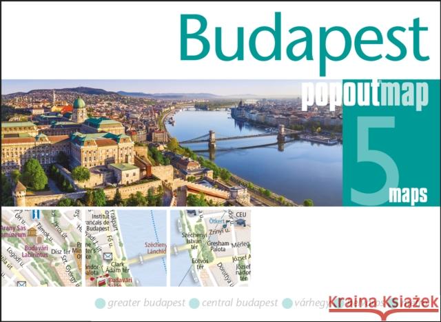 Budapest PopOut Map  9781914515699 Heartwood Publishing - książka