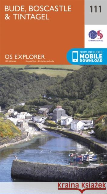 Bude, Boscastle and Tintagel Ordnance Survey 9780319243121 Ordnance Survey - książka