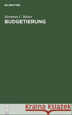 Budgetierung Hermann C. Werner Heise 9783110008937 de Gruyter - książka