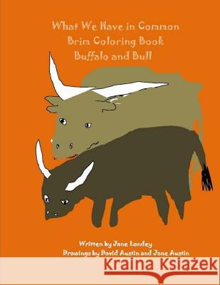 Buffalo and Bull: Brim Coloring Book Jane Landey David Austin Jane Austin 9781726024594 Createspace Independent Publishing Platform - książka