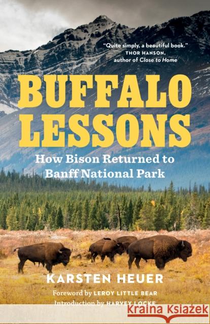 Buffalo Lessons: How Bison Returned to Banff National Park Karsten Heuer 9781778403149 Greystone Books - książka