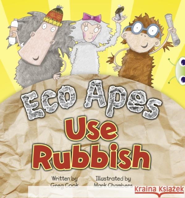 Bug Club Guided Fiction Reception Red A Eco Apes Use Rubbish Cook, Greg 9780435914400 Pearson Education Limited - książka