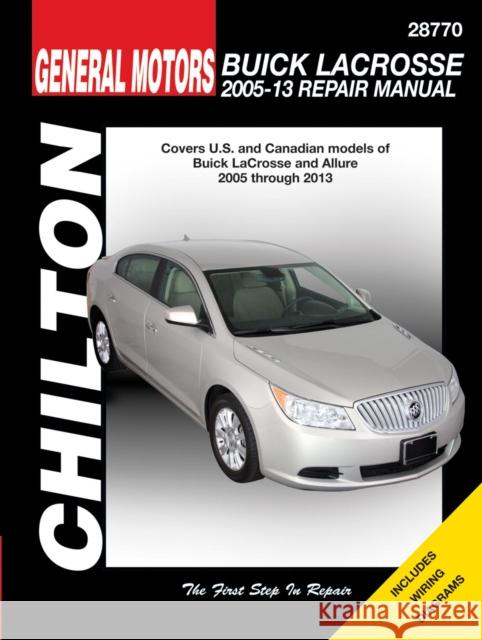 Buick Lacross (Chilton): 2005-13 Haynes Publishing 9781620921265 Haynes Manuals Inc - książka