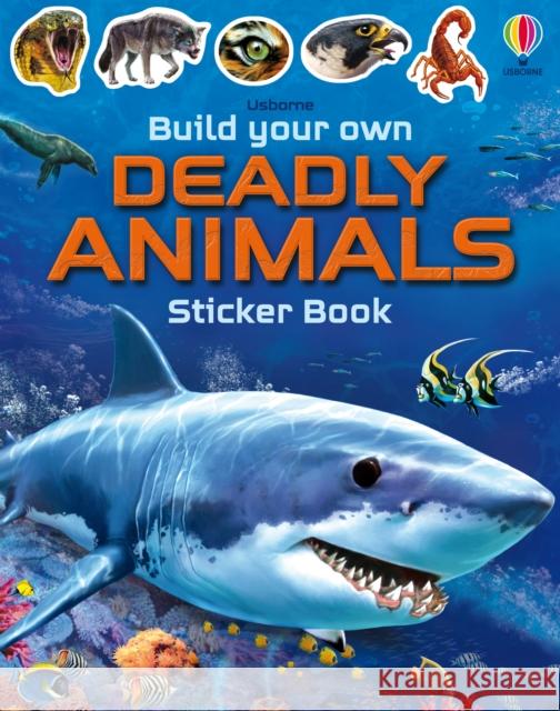 Build Your Own Deadly Animals Simon Tudhope Franco Tempesta  9781474985284 Usborne Publishing Ltd - książka