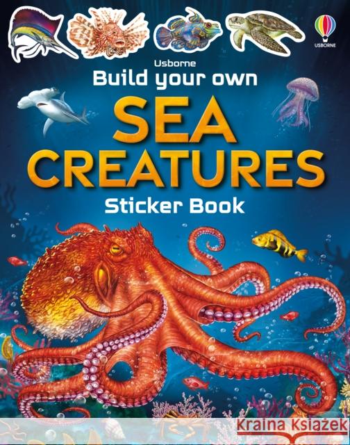 Build Your Own Sea Creatures SIMON TUDHOPE 9781474998789 Usborne Publishing Ltd - książka