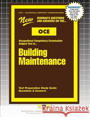 Building Maintenance Passbooks 9781799357087 National Learning Corp - książka