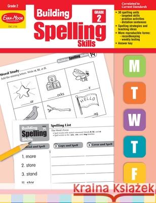 Building Spelling Skills, Grade 2 Teacher Edition Evan-Moor Corporation 9781557998408 Evan-Moor Educational Publishers - książka