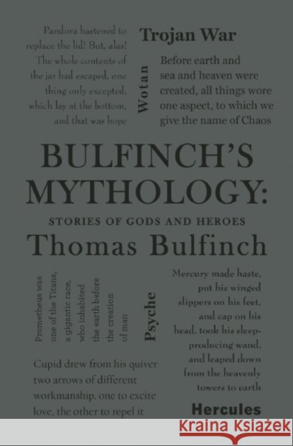 Bulfinch's Mythology: Stories of Gods and Heroes Thomas Bulfinch 9781626864696 Canterbury Classics - książka