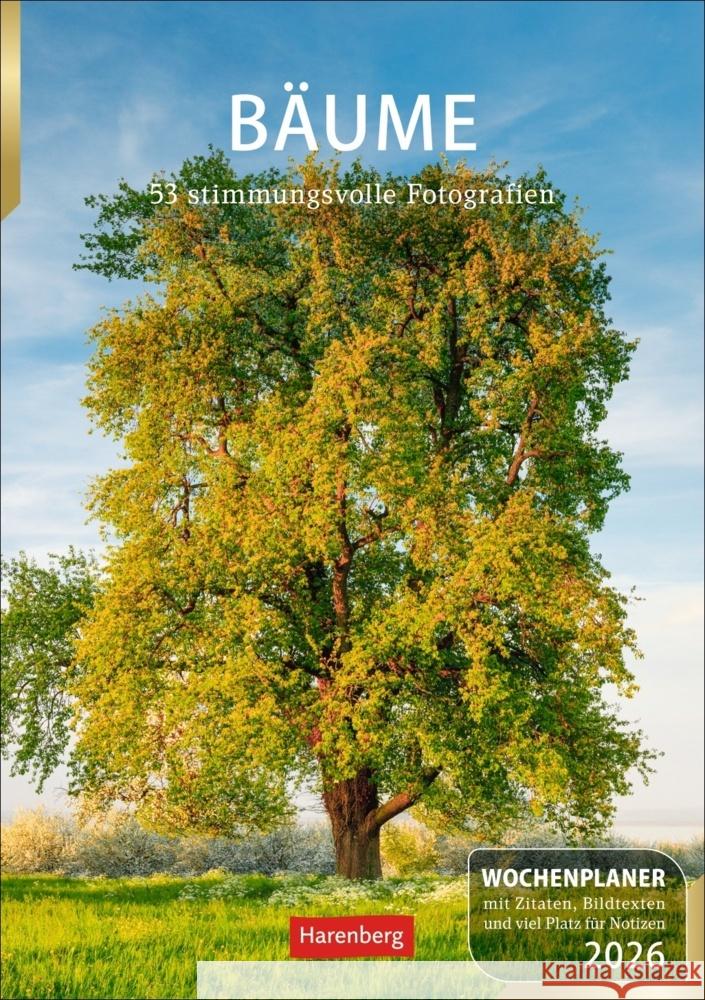 Bäume Wochenplaner 2026 - 53 stimmungsvolle Fotografien Spohn, Margot, Spohn, Roland 9783840036644 Harenberg - książka