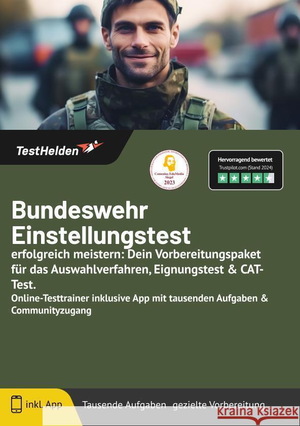 Bundeswehr Einstellungstest Tom Wenk 9783988174871 Testhelden / eHEROES - książka