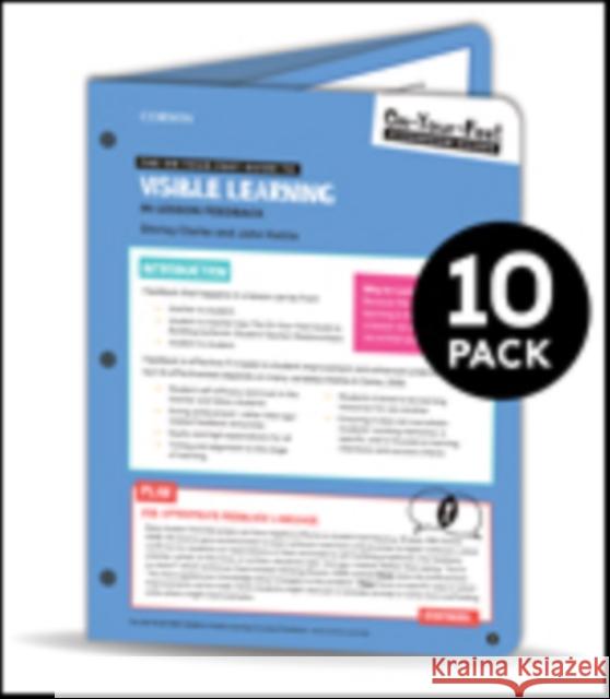 BUNDLE: Clarke: The On-Your-Feet Guide to Visible Learning: In-Lesson Feedback: 10 Pack Shirley J. Holmes Clarke John Hattie  9781544395227 SAGE Publications Inc - książka