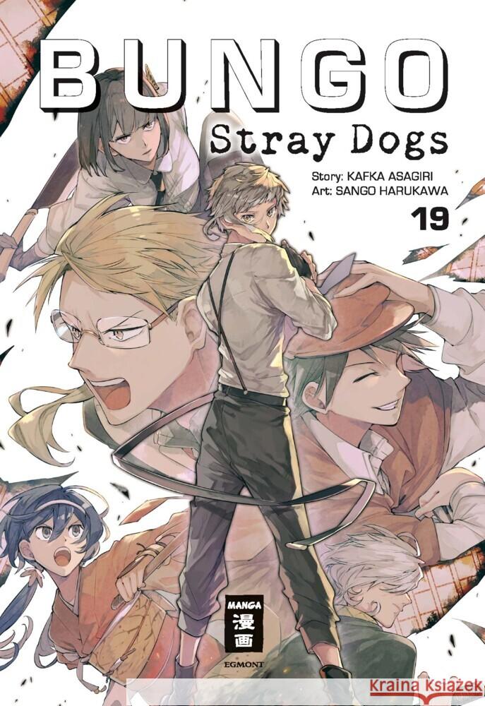 Bungo Stray Dogs. Bd.19 Asagiri, Kafka, Harukawa, Sango 9783770427420 Egmont Manga - książka