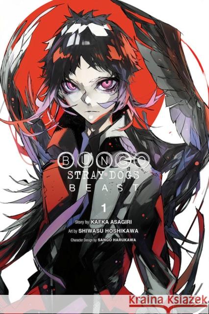 Bungo Stray Dogs: Beast, Vol. 1 Kafka Asagiri Shiwasu Hoshikawa Sango Harukawa 9781975325671 Yen Press - książka