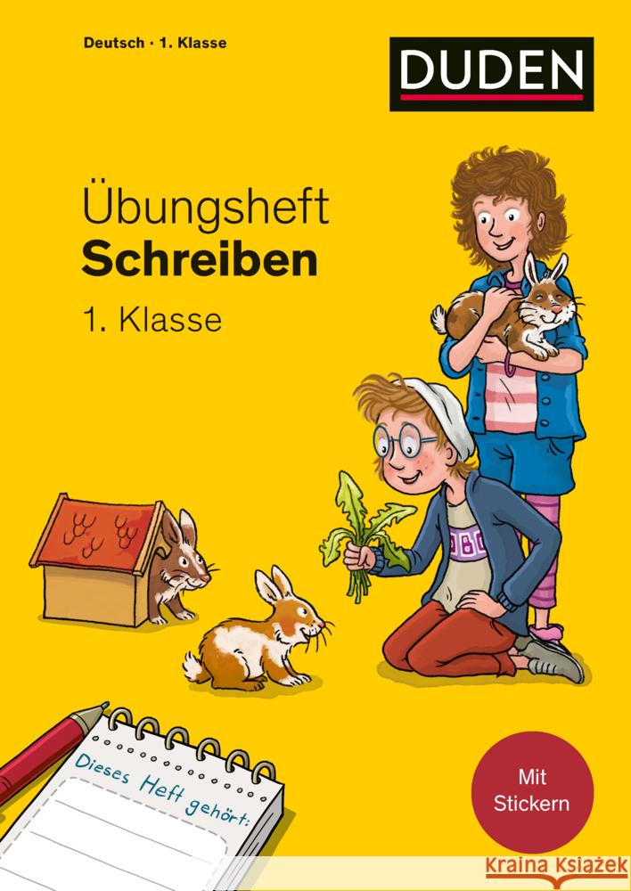 Übungsheft - Schreiben 1. Klasse Mertens, Susanne 9783411762118 Duden - książka