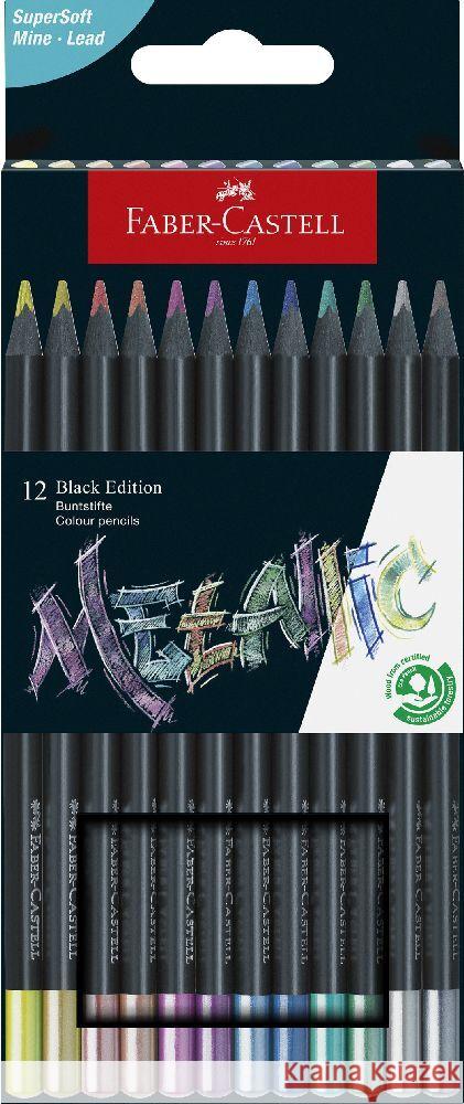 Buntstifte Black Edition Metallic  4005401164159 Faber-Castell GmbH&Co. - książka