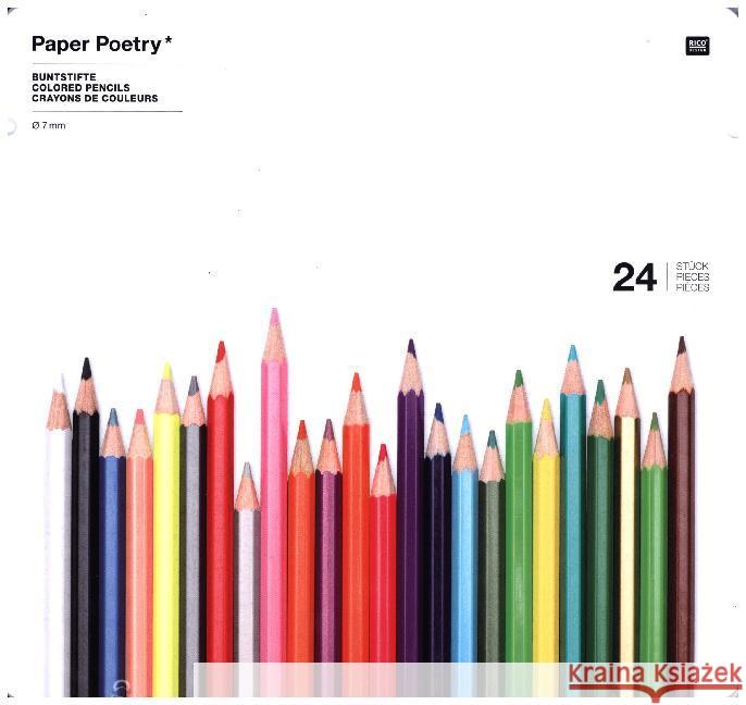 Buntstifte im Metalletui, 24 Stück  4051271387860 RICO-Design tap - książka