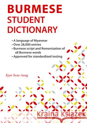 Burmese Student Dictionary  9780781814294 Hippocrene Books - książka