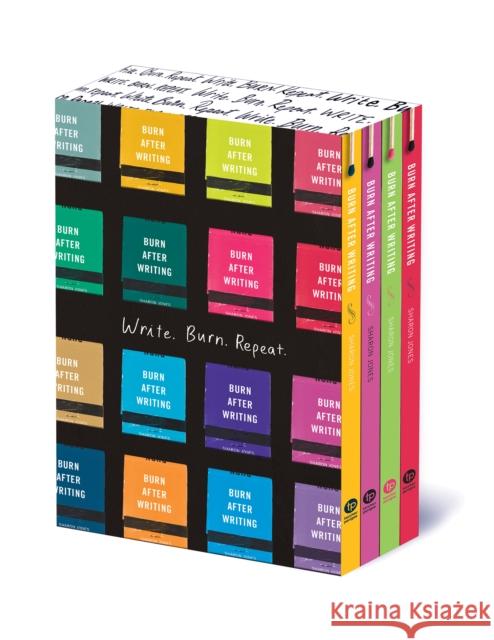 Burn After Writing Boxed Set Sharon Jones 9780593421529 Tarcherperigee - książka