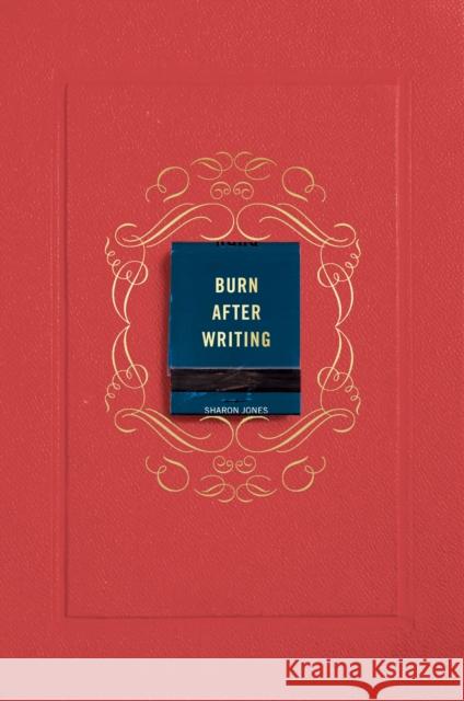 Burn After Writing (Coral) Sharon Jones 9780593420638 Tarcherperigee - książka