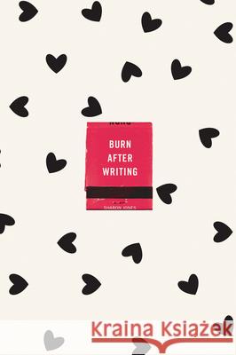 Burn After Writing (Hearts) Sharon Jones 9780593421789 Tarcherperigee - książka