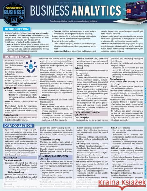 Business Analytics Dr. Kyle Allison 9781423250906 Barcharts, Inc - książka