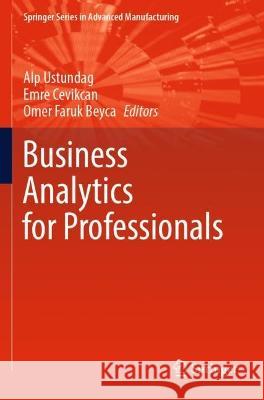 Business Analytics for Professionals  9783030938253 Springer International Publishing - książka