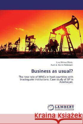 Business as Usual? Liva Nirina Maric, Kurt B Holm Pedersen 9783847344858 LAP Lambert Academic Publishing - książka