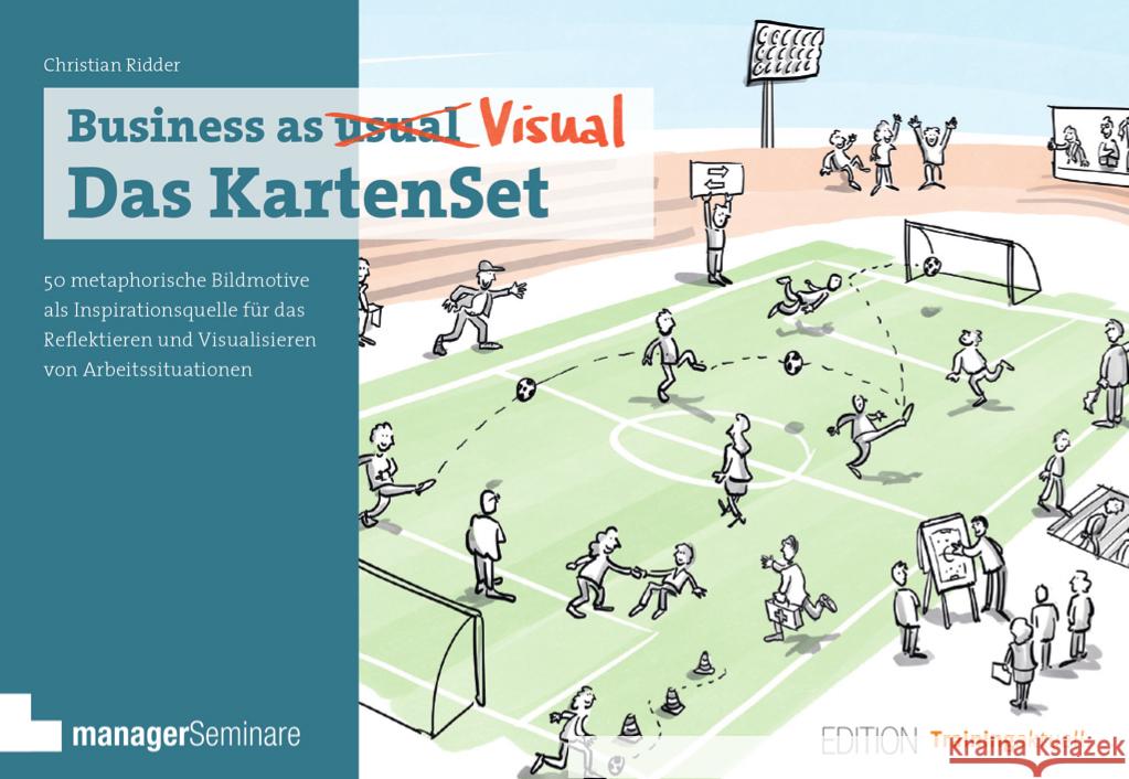 Business as Visual: Das KartenSet Ridder, Christian 9783958910898 managerSeminare Verlag - książka