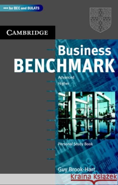 Business Benchmark Advanced Personal Study Book for BEC and BULATS Guy Brook-Hart 9780521672979  - książka