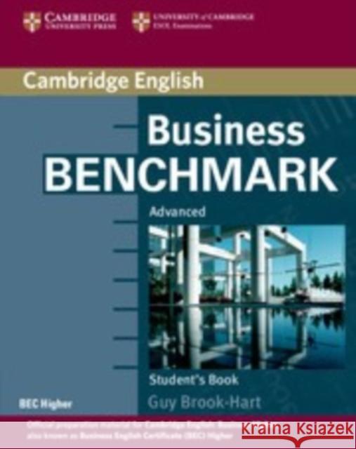 Business Benchmark Advanced Student's Book BEC Edition Guy Brook-Hart 9780521672955 Cambridge University Press - książka