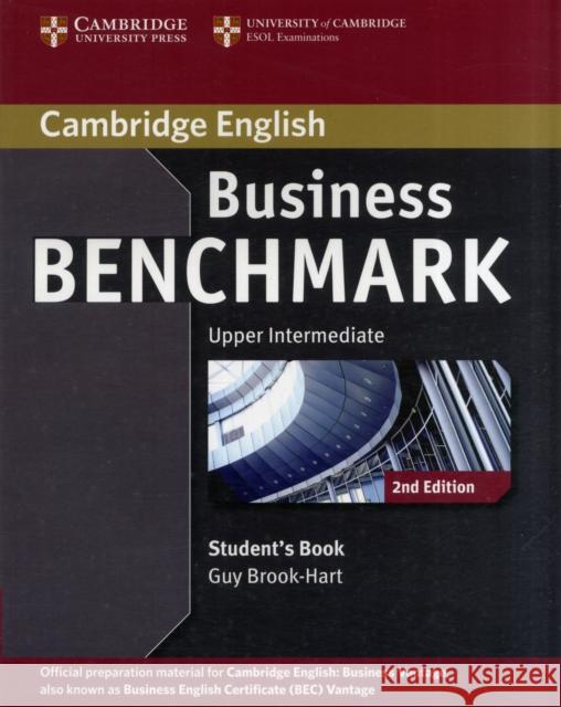 Business Benchmark Upper Intermediate Business Vantage Student's Book Brook-Hart Guy 9781107680982 Cambridge University Press - książka