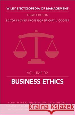 Business Ethics Cary L. Cooper 9781119002307 John Wiley & Sons Inc - książka