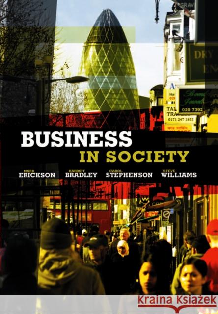 Business in Society Mark Erickson 9780745642338  - książka