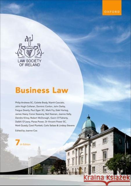 Business Law Joanne (Solicitor, lecturer and course manager on the Law Society of Ireland's PPC I and PPC II Business Law courses, So 9780198878216 Oxford University Press - książka