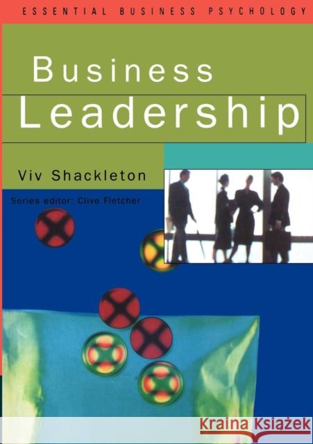 Business Leadership Shackleton, VIV 9781861529756 CENGAGE LEARNING - książka